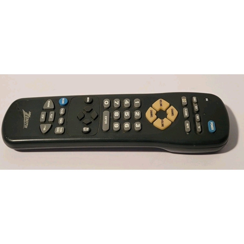 Zenith‎ MBR3445 124-212-01 TV Remote Control Cable VCR TV